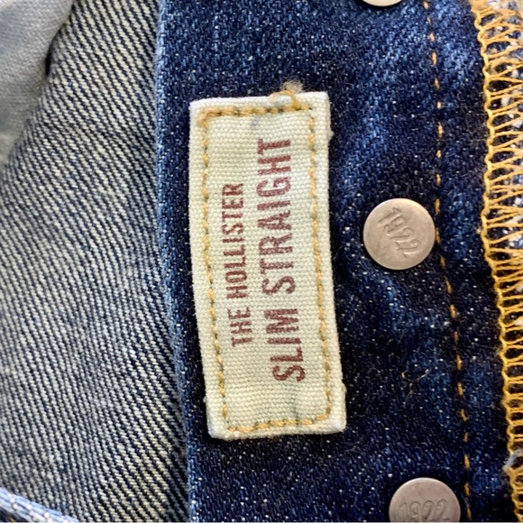 Hollister Slim Straight Button Fly Jeans - Picture 3 of 9